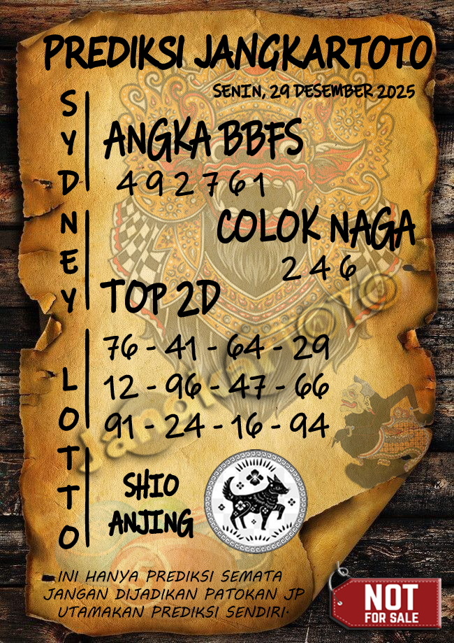 Prediksi Syair Toto Jitu Sydney