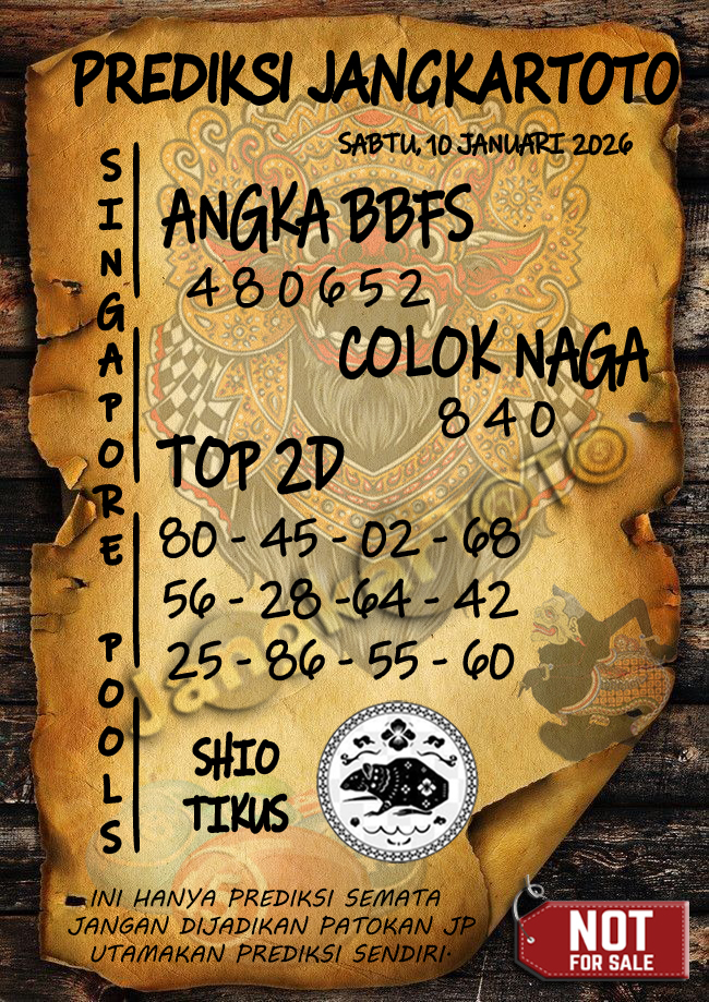 Prediksi Syair Toto Jitu Singapura